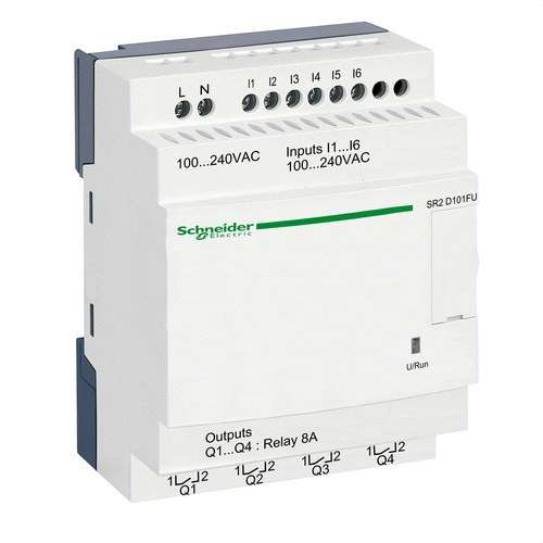 Relé programable ZELIO 100-240V E/S-10 LADDER amb referència SR2D101FU de la marca SCHNEIDER ELECTRIC