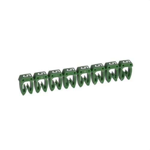 Etiqueta per a cablejat CAB 3 - Xifra 5 fins a 2,5mm2 amb referència 038225 de la marca LEGRAND