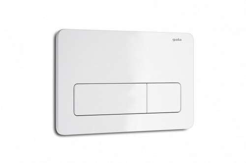 Polsador de doble descàrrega Street Square blanc amb referència 5056301 de la marca GALA