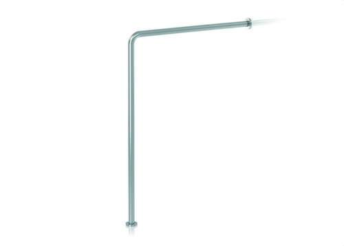 Barra de suport de 90º paret a terra acer blanc amb referència GW11 14 03 00 de la marca GENWEC