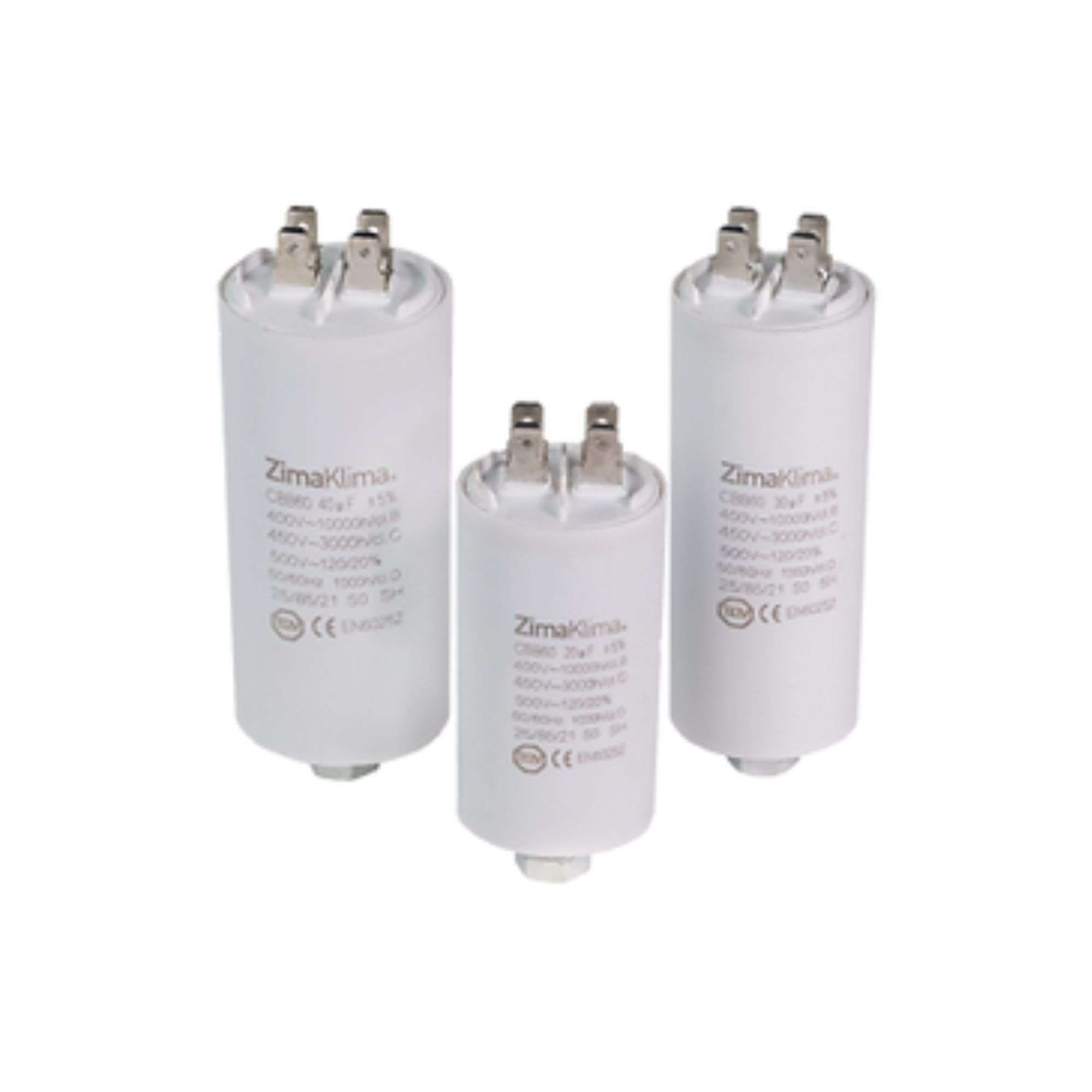Condensador de motor de 50 uF amb referència 2102-5000 de la marca ZIMAKLIMA