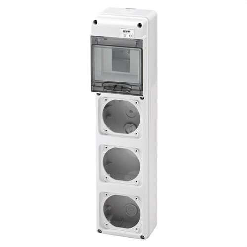 Quadre Q-DIN5 3 BASES 16A CAIXA ANTICH amb referència GW68031N de la marca GEWISS