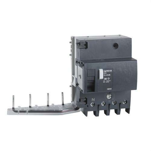Bloque diferencial VIGI NG125/63 4P 300mA Clase AC con referencia 19005 de la marca SCHNEIDER ELECTRIC