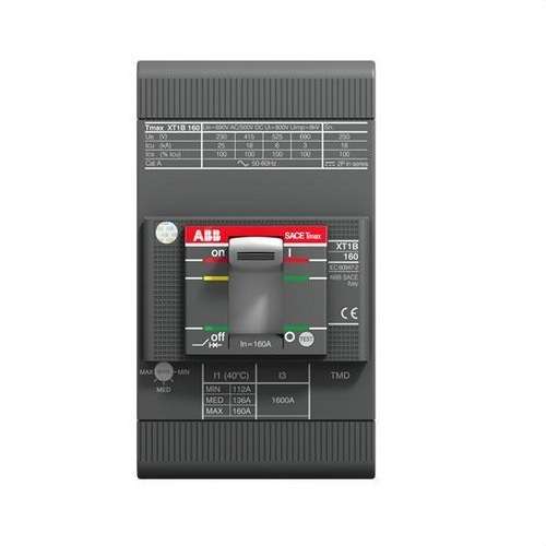 Interruptor termomagnètic XT1N-160 3P AC R-160 65 kA amb referència 1SDA067418R1 de la marca ABB