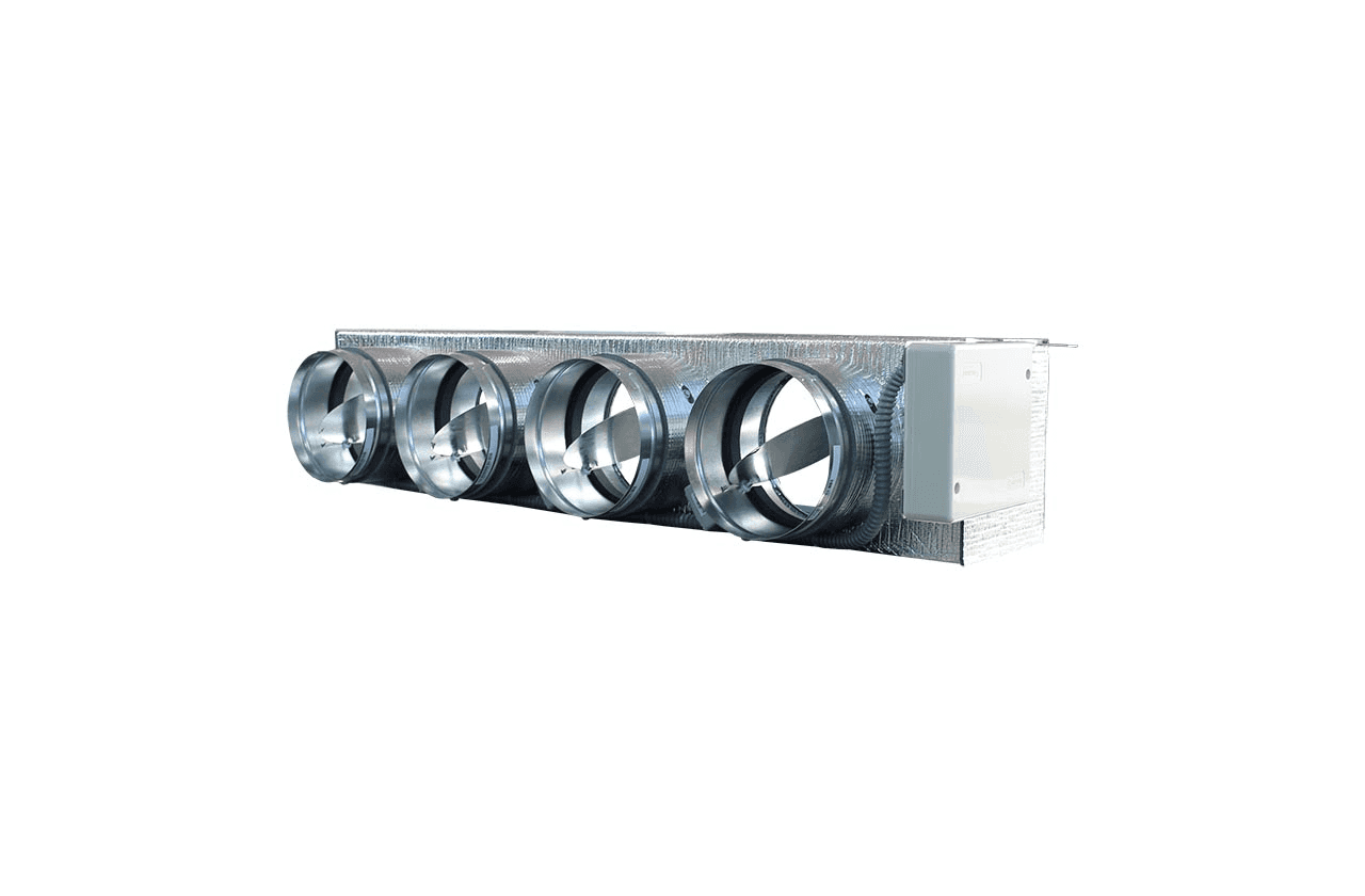 Plenum motoritzat Airzone Easyzone 6.0 AZEZ6DAIBS07S4 per a Daikin – 4 sortides Ø200 mm (capacitat mitjana) amb referència AZEZ6DAIBS07S4 de la marca AIRZONE