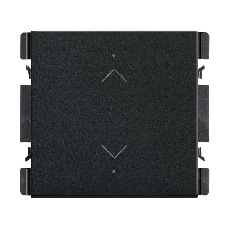 Interruptor de persianas Simon iO 700 VA negro mate Simon 270 con referencia 21000333-098 de la marca SIMON