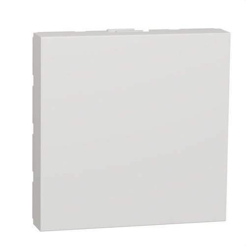 Tapa cega de 2 mòduls blanc polar New Unica amb referència NU986618 de la marca SCHNEIDER ELECTRIC