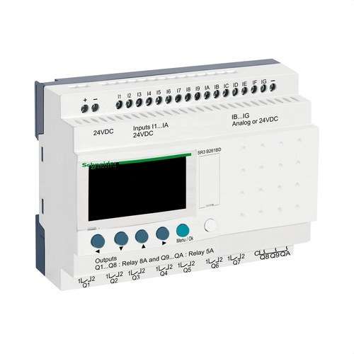 Relé programable modular Zelio Logic 26 entrades/sortides amb referència SR3B261BD de la marca SCHNEIDER ELECTRIC