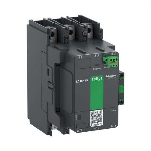 Contactor TeSys LC1G 185A 440V 3P AC3 Estàndard bobina 100-250V CA-CC amb referència LC1G185KUEN de la marca SCHNEIDER ELECTRIC