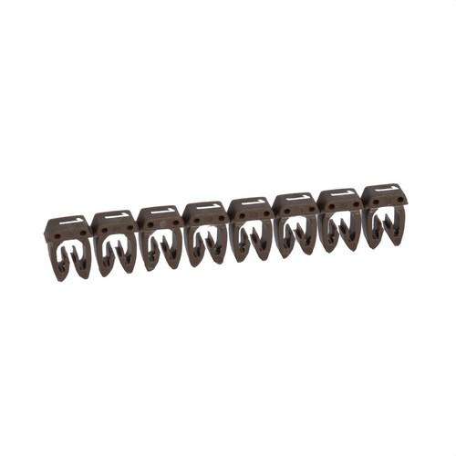 Etiqueta per a cablejat CAB 3 - Xifra 1 fins a 1,5mm2 amb referència 038211 de la marca LEGRAND