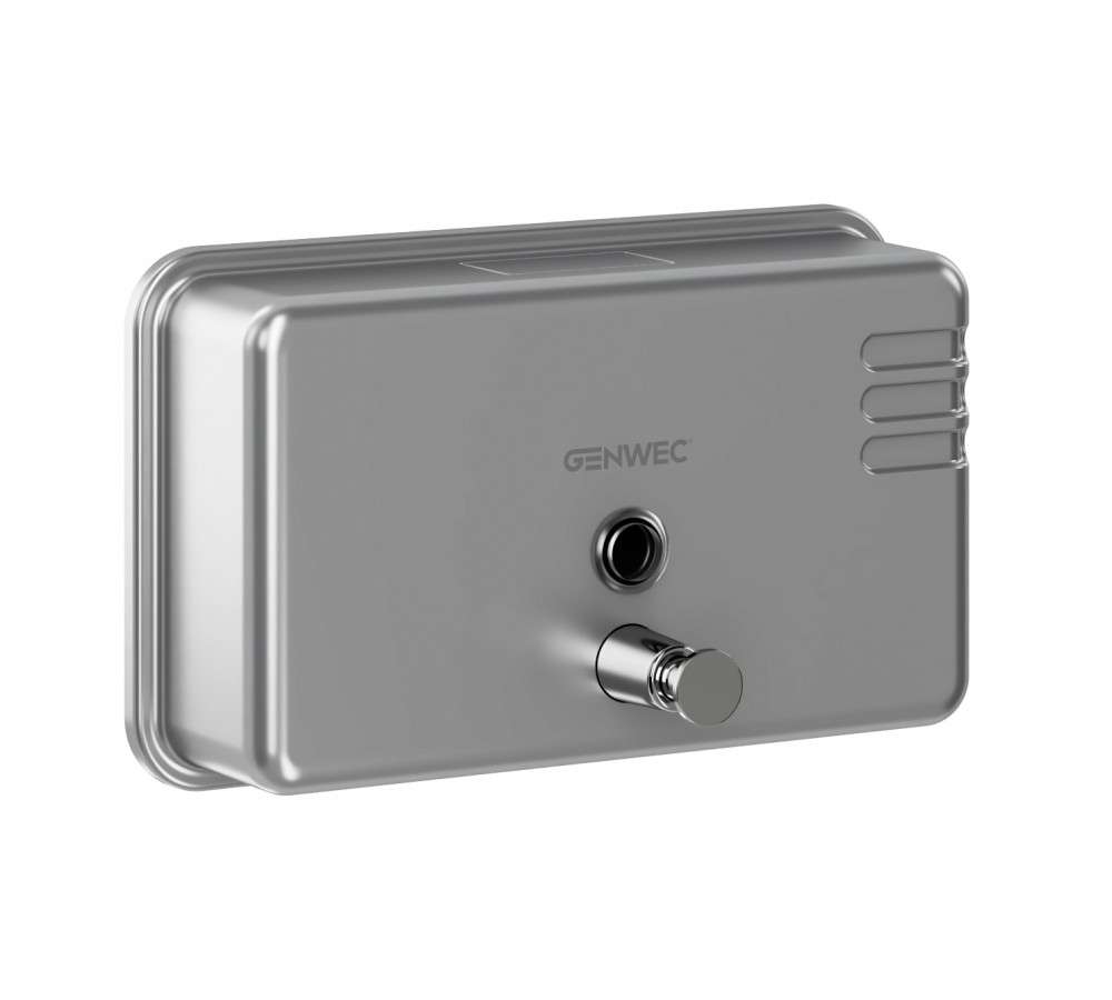 Dosificador de sabó horitzontal 1100 ml inox 304 setinat amb referència GW04 02 04 01 de la marca GENWEC