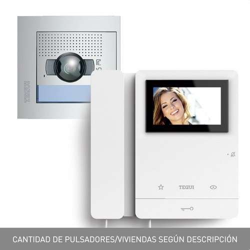Kit videoportero para 1 vivienda Tegui Sfera New con monitor Serie 8 con referencia 378111 de la marca TEGUI