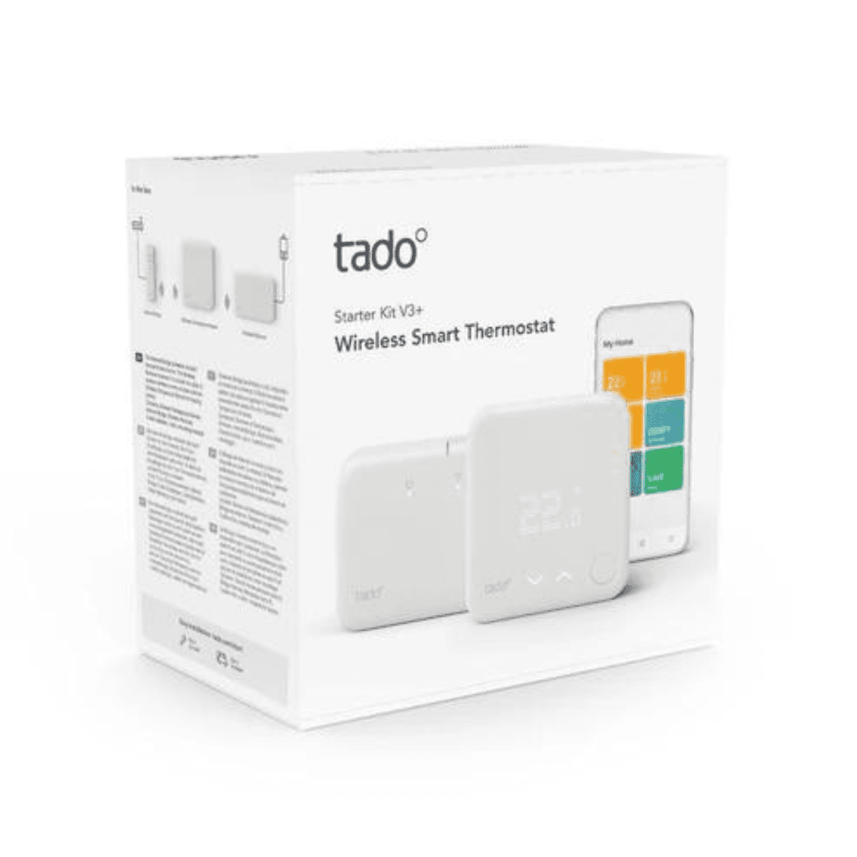 Kit de inicio termostato inteligente inalámbrico TADO V3+ con WiFi y APP con referencia ST KIT W V3 + de la marca TADO