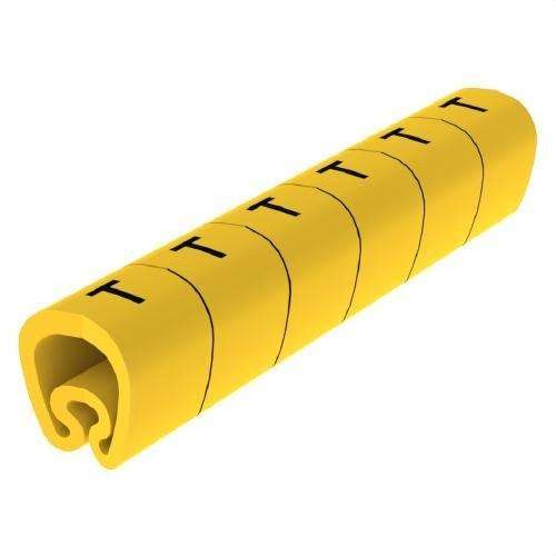 Señalizadores precortados amarillos Ø18 PVC plastificados con referencia 1813-T de la marca UNEX