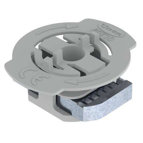Femella de rail amb molla M8 Unex amb referència 60710-C6 de la marca UNEX