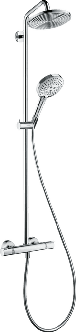 Conjunto de ducha termostática Raindance S Showerpipe 240 cromo con referencia 27115000 de la marca HANSGROHE