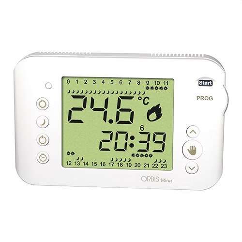 Cronotermòstat inalàmbric digital setmanal Orbis MIRUS blanc amb referència OB324700 de la marca ORBIS