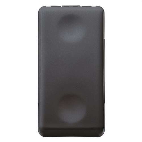 Commutador unipolar neutre d'1 mòdul System Black amb referència GW21576 de la marca GEWISS