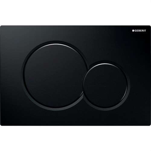 Polsador de doble descàrrega SIGMA01 negre intens amb referència 115.770.DW.5 de la marca GEBERIT