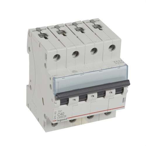Magnetotèrmic TX3 4P 40A Corba C Corba C 6kA amb referència 403630 de la marca LEGRAND