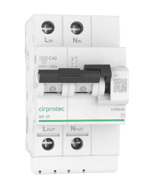 Protector de sobretensión permanente Cirprotec V-CHECK MINI 4P 10 A con referencia 79706111 de la marca CIRPROTEC