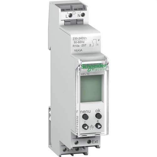 Interruptor horari digital Acti 9 iID IHP+ 1 mòdul amb referència CCT15838 de la marca SCHNEIDER ELECTRIC