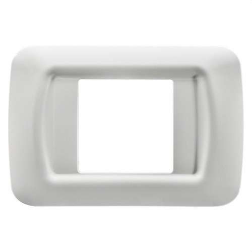 Placa de 2 mòduls blanc núvol System amb referència GW22502 de la marca GEWISS