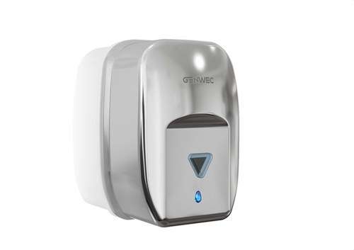 Dosificador de sabó mural automàtic inox brillant amb referència GW04 20 04 02 de la marca GENWEC