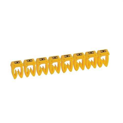 Etiqueta per a cablejat CAB 3 - Lletra H fins a 1,5mm2 amb referència 038307 de la marca LEGRAND