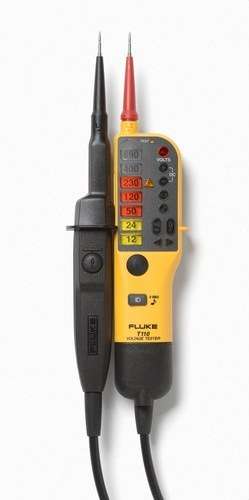 Comprobador de tensión y continuidad con carga conmutable Fluke T110 con referencia 4016950 de la marca FLUKE