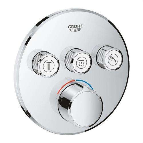 Mezclador empotrado con 3 llaves SmartControl cromo con referencia 29146000 de la marca GROHE