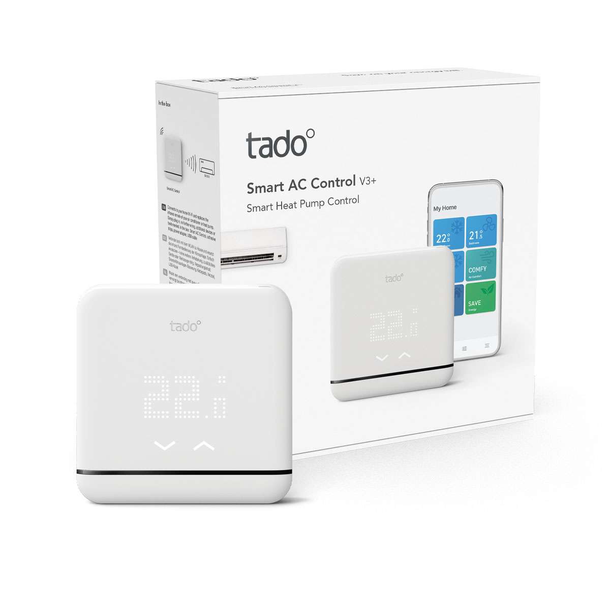 Control WiFi universal Tado V3+ para aire acondicionado con referencia SAC V3+ de la marca TADO