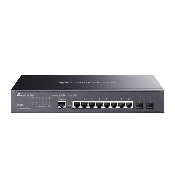 Switch Omada L2+ de 8 ports a Gigabit i 2 SFP amb referència TL-SG3210 de la marca TP-LINK