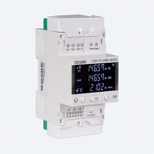 Analitzador de xarxes trifàsic Circutor CVM-E3-MINI-ITF-WiEth amb referència M56470. de la marca CIRCUTOR