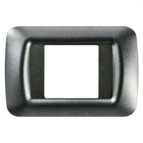 Placa de 2 mòduls gris pissarra System amb referència GW22612 de la marca GEWISS