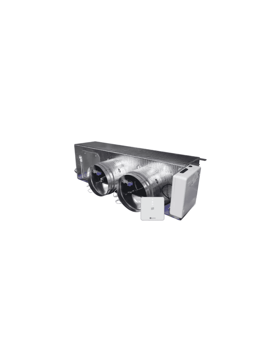Plenum motoritzat Airzone Easyzone 25 Wi-Fi Medium AZC25MELBS01S2 per a Mitsubishi Electric de baixa silueta – 2 sortides Ø200 mm (capacitat mitjana) amb referència AZC25MELBS01S2 de la marca AIRZONE