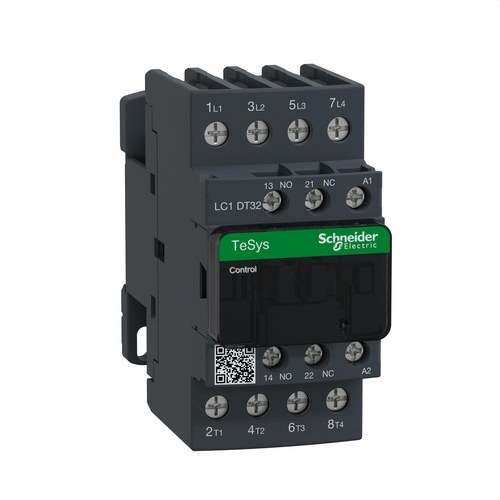 Contactor 32A AC1 4P 1 NA/1 NC 110V 50-60HZ amb referència LC1DT32F7 de la marca SCHNEIDER ELECTRIC
