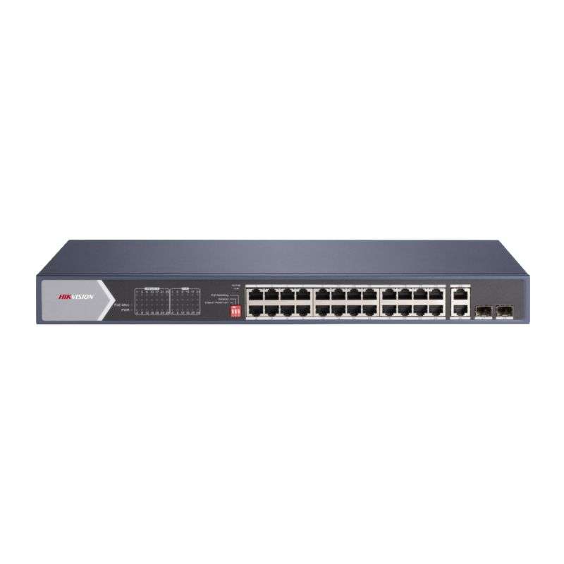 Switch de 24 ports Hikvision Gigabit PoE DS-3E0528HP-E amb referència DS-3E0528HP-E de la marca HIKVISION