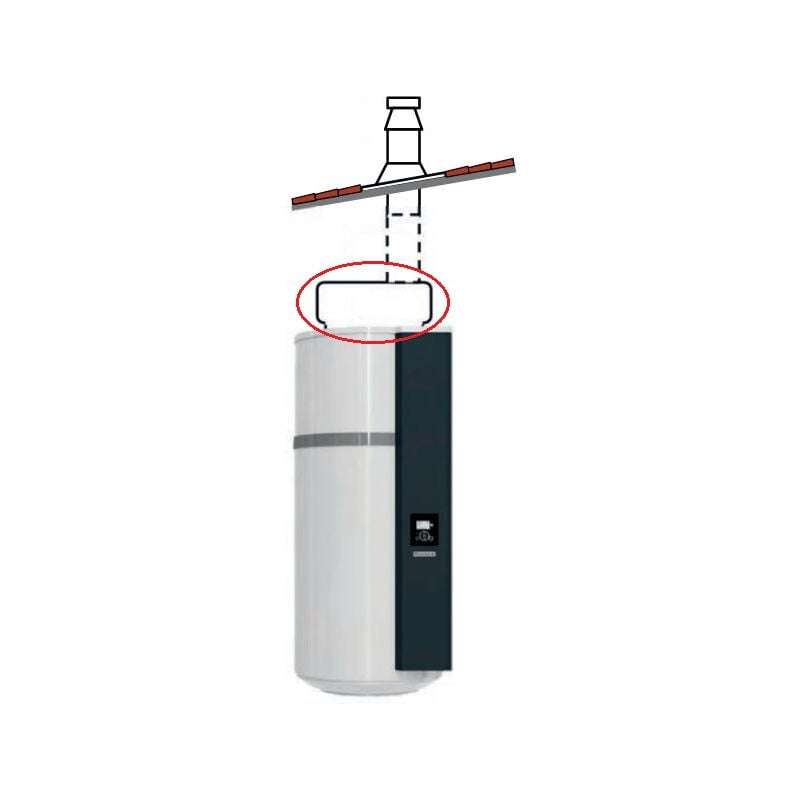Adaptador de sortida d'aire coaxial AÉROMAX VM amb referència 296077 de la marca ATLANTIC