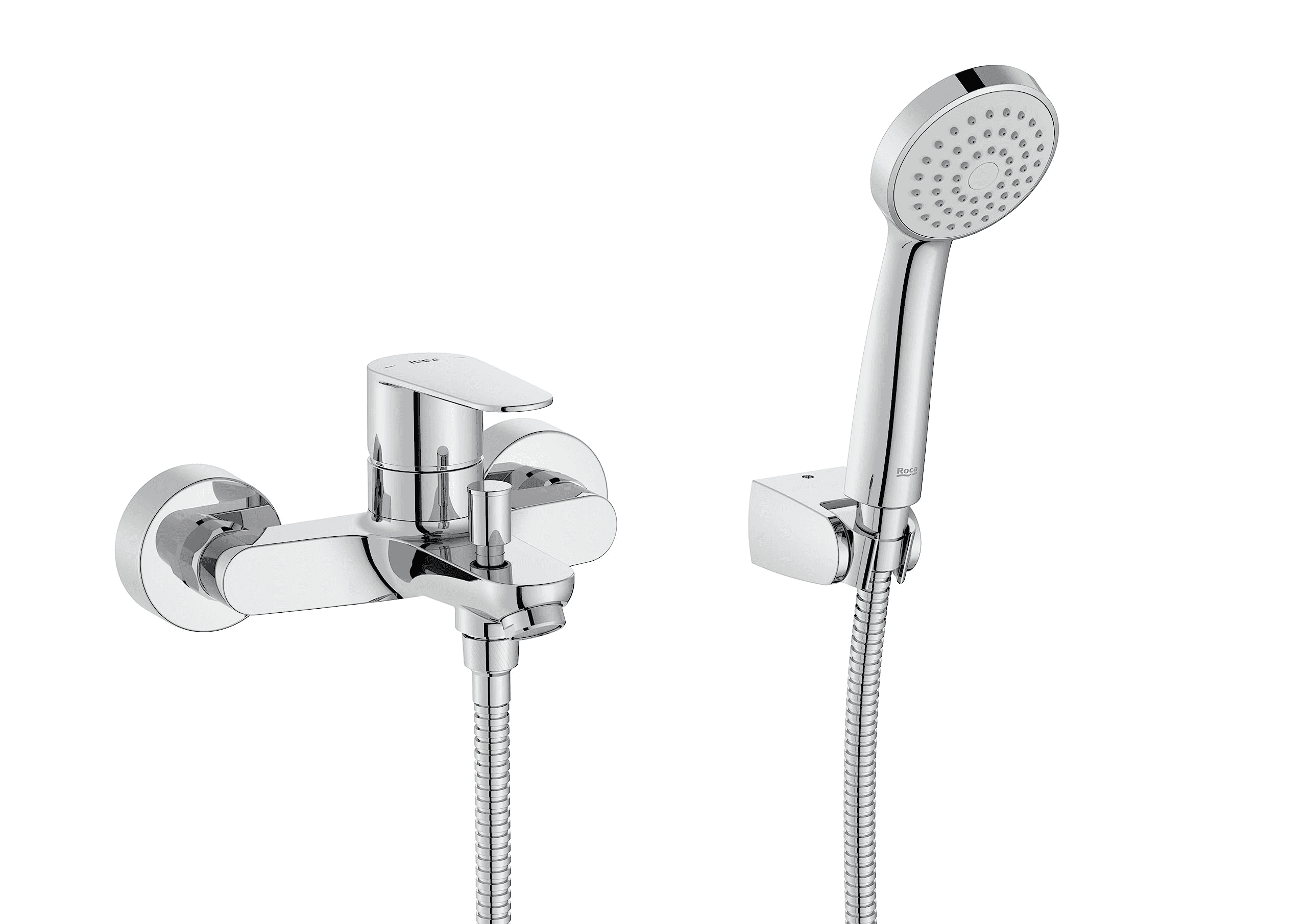 Conjunto de ducha y bañera monomando Roca Victoria Plus con referencia A5A014FC00 de la marca ROCA