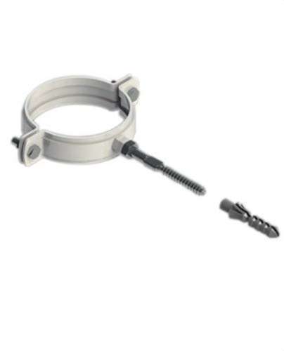 Abrazadera a paret diàmetre 100 mm acer blanc amb referència 10ABPRP3 de la marca FIG