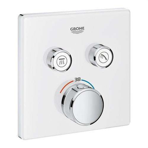 Termòstat encastat amb 2 claus Grohtherm SmartControl - Crom/Moon White amb referència 29156LS0 de la marca GROHE