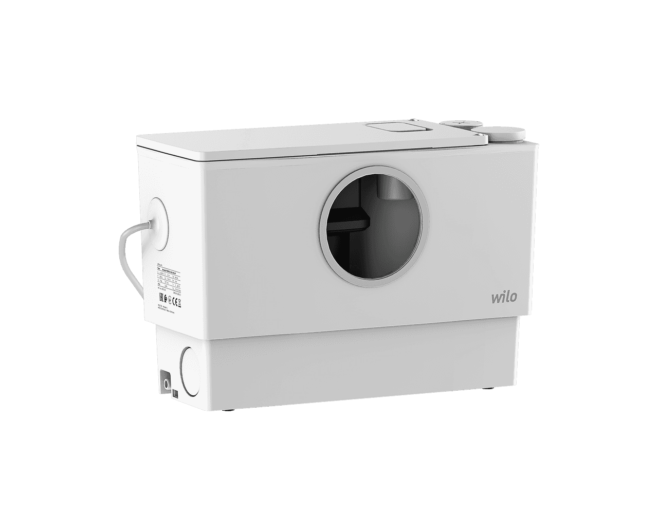 Triturador sanitario Wilo DrainLift MINI3-XS/WC con referencia 6095128 de la marca WILO