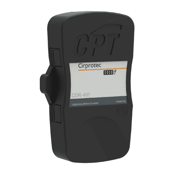 Comptador de descàrregues de llamp per a cable i pletina Cirprotec CDR-401 amb referència 77920130 de la marca CIRPROTEC