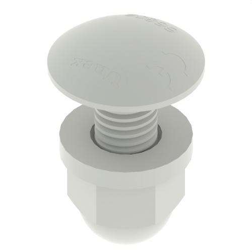 Cargol amb femella DIN 603 M8X20 U48X amb referència 66809-48 de la marca UNEX