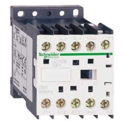 Minicontactor K Tripolar 12A 230V AC con referencia LC1K1210P7 de la marca SCHNEIDER ELECTRIC