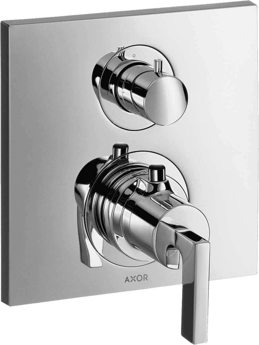 Grifo de ducha termostático empotrado AXOR Citterio cromo con referencia 39720000 de la marca HANSGROHE