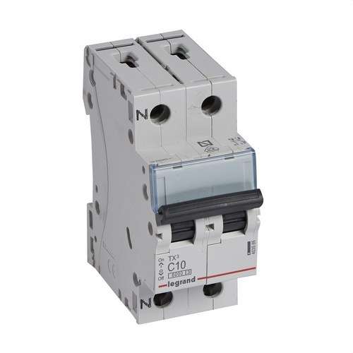 Magnetotèrmic TX3 P+N 10A Corba C Corba C 6kA amb referència 403585 de la marca LEGRAND