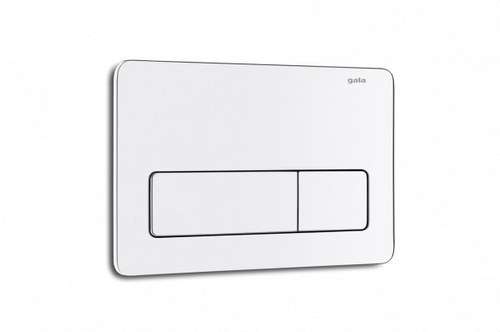 Polsador de doble descàrrega Street Square cromat brillant amb referència 5056369 de la marca GALA