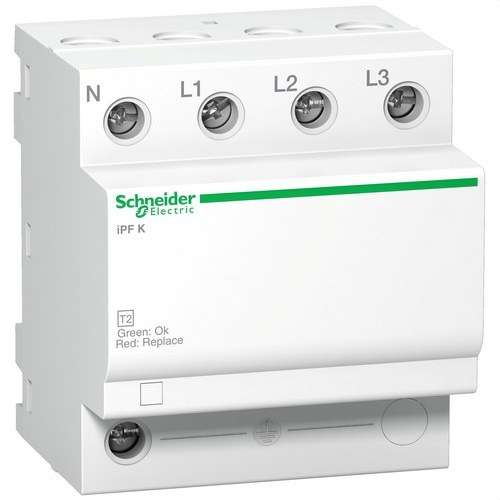 Limitador de sobretensions transitòries tipus 2 Acti9 iPFK65 65KA 340V 3P+N amb referència A9L15586 de la marca SCHNEIDER ELECTRIC